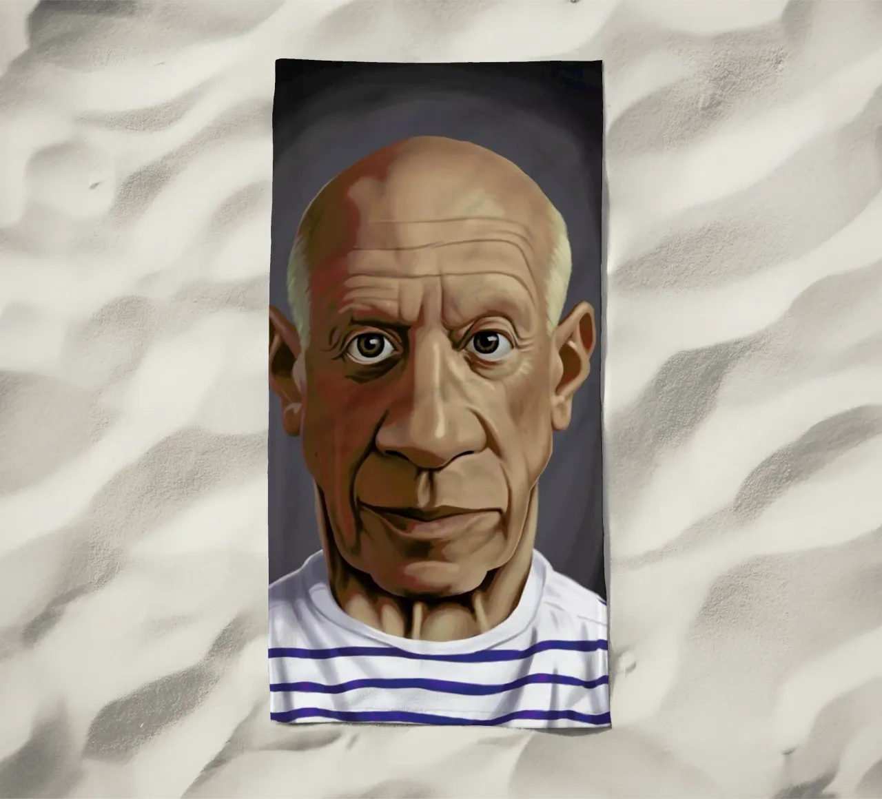 Pablo Picasso telo mare da Rob Art | Illustration