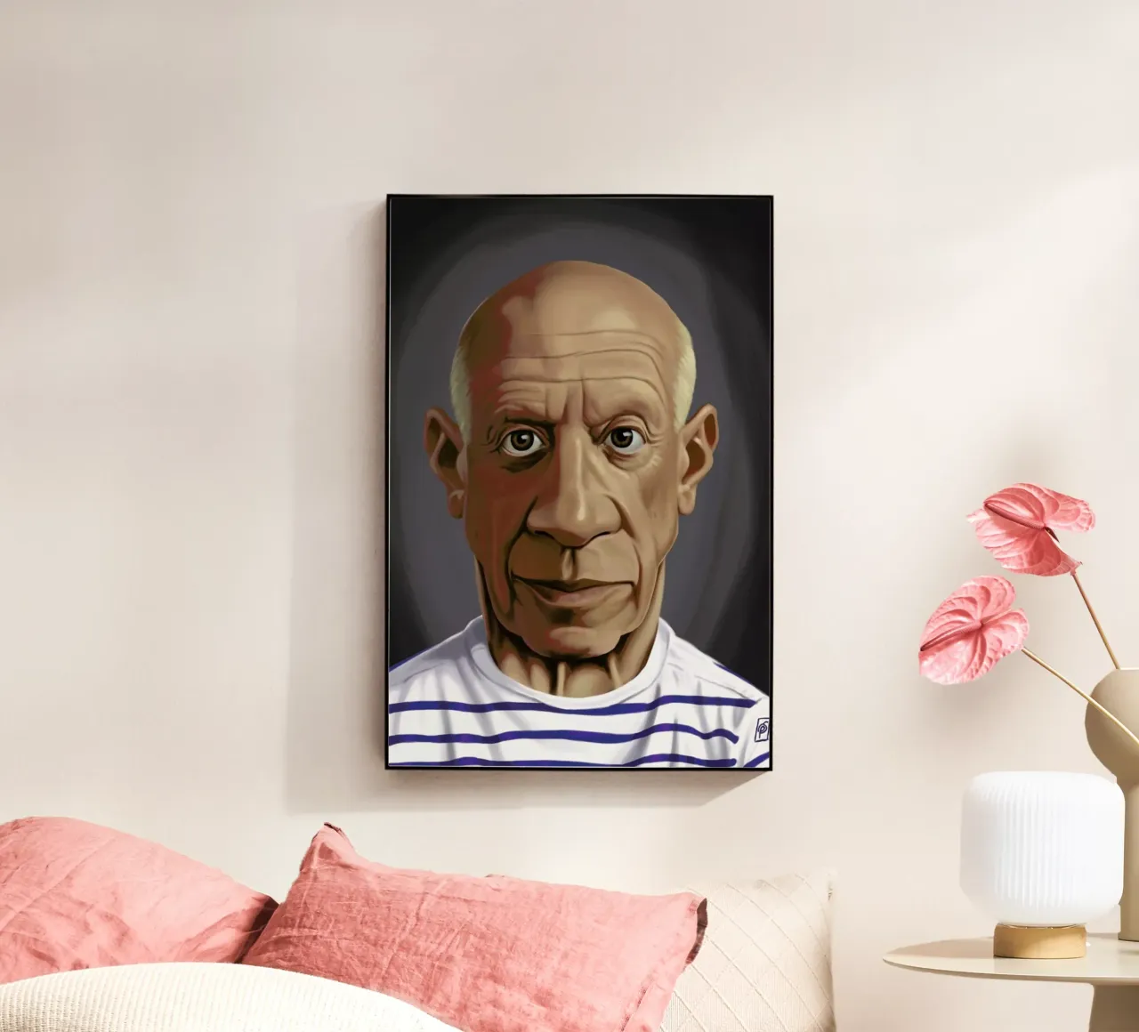Pablo Picasso plexiglass da Rob Art | Illustration