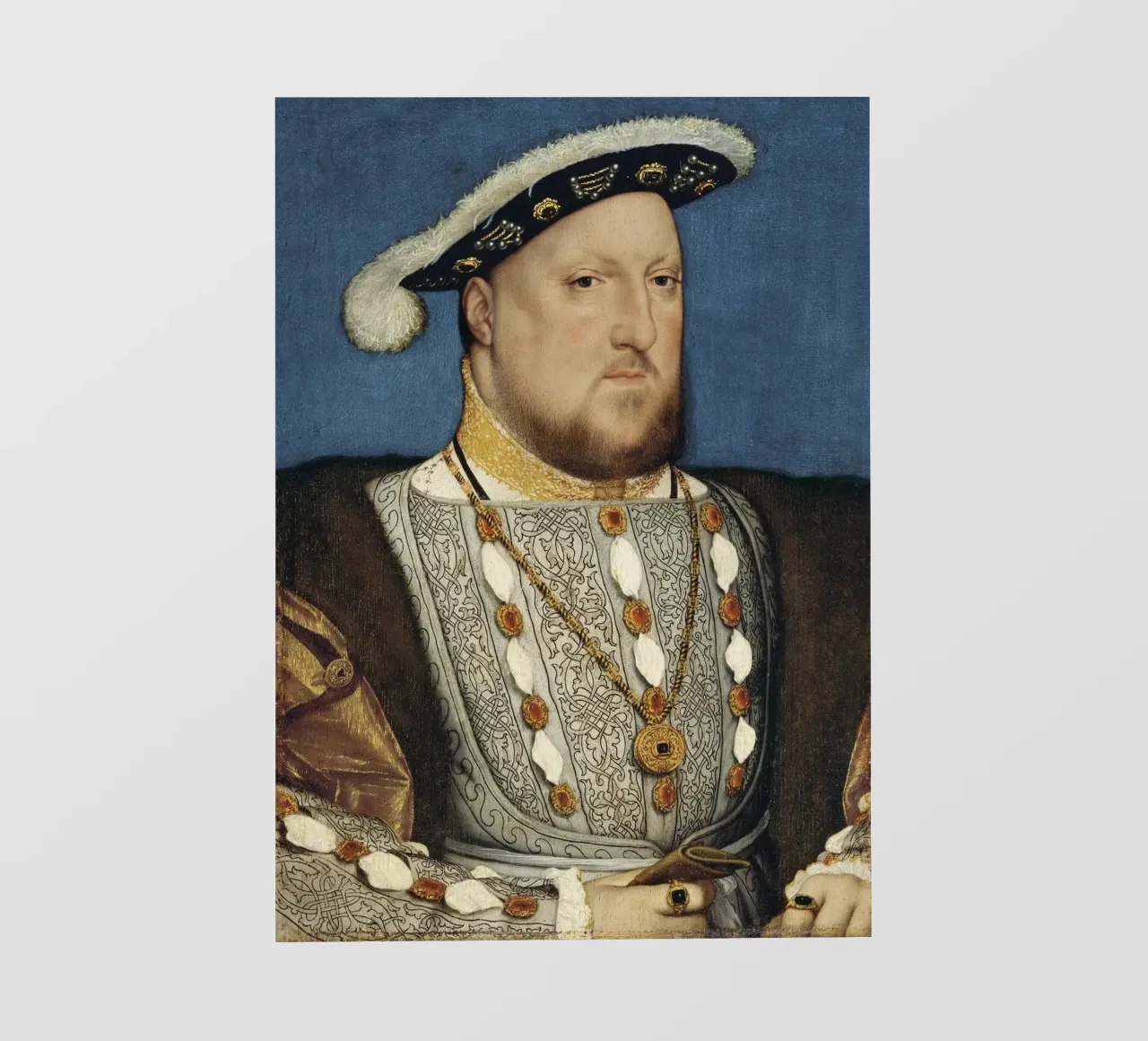 Ritratto di Enrico VIII - Hans Holbein telo in pvc da William Store