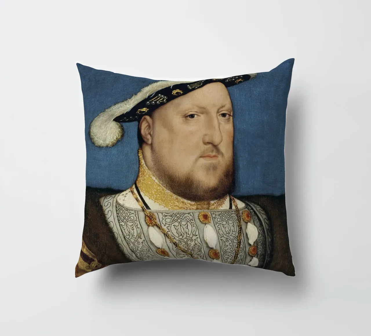 Ritratto di Enrico VIII - Hans Holbein cuscino da William Store