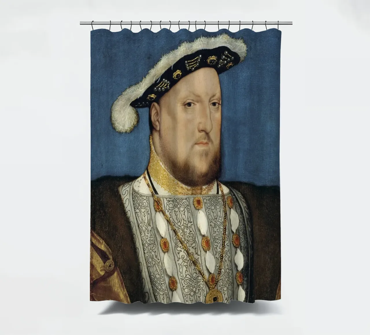 Ritratto di Enrico VIII - Hans Holbein tenda da doccia da William Store