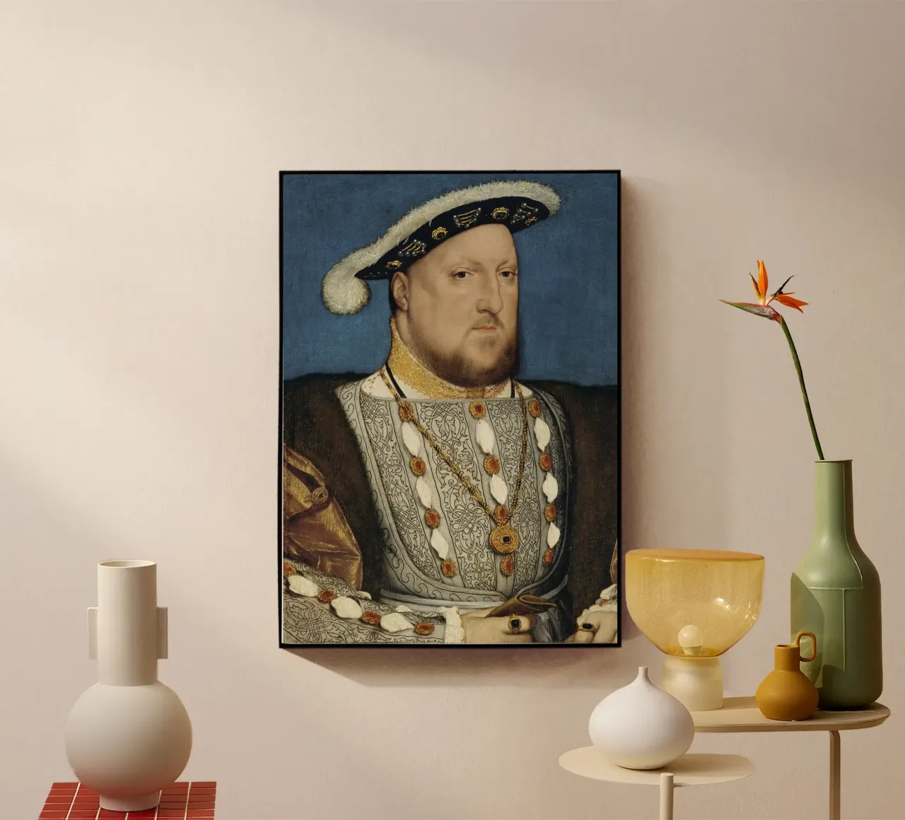 Ritratto di Enrico VIII - Hans Holbein plexiglass da William Store