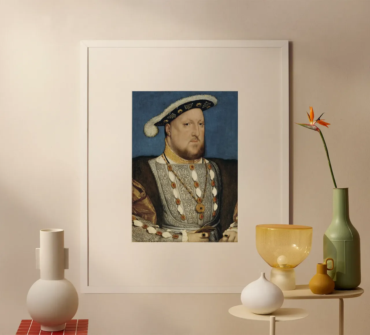Ritratto di Enrico VIII - Hans Holbein carta hahnemühle da William Store