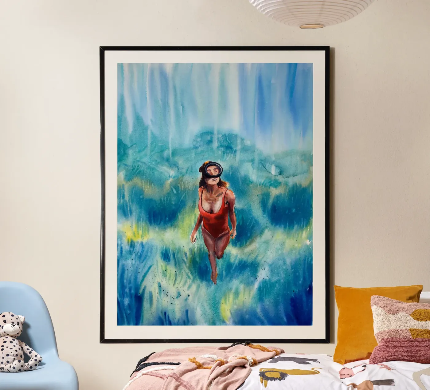 Towards the Surface poster by Guilhem Sals Art