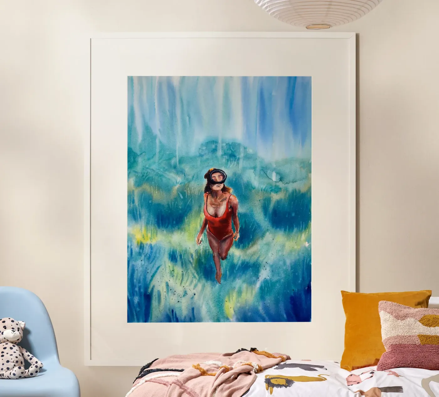 Towards the Surface poster by Guilhem Sals Art