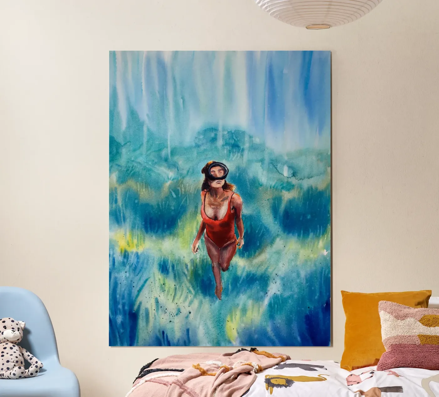 Towards the Surface poster by Guilhem Sals Art