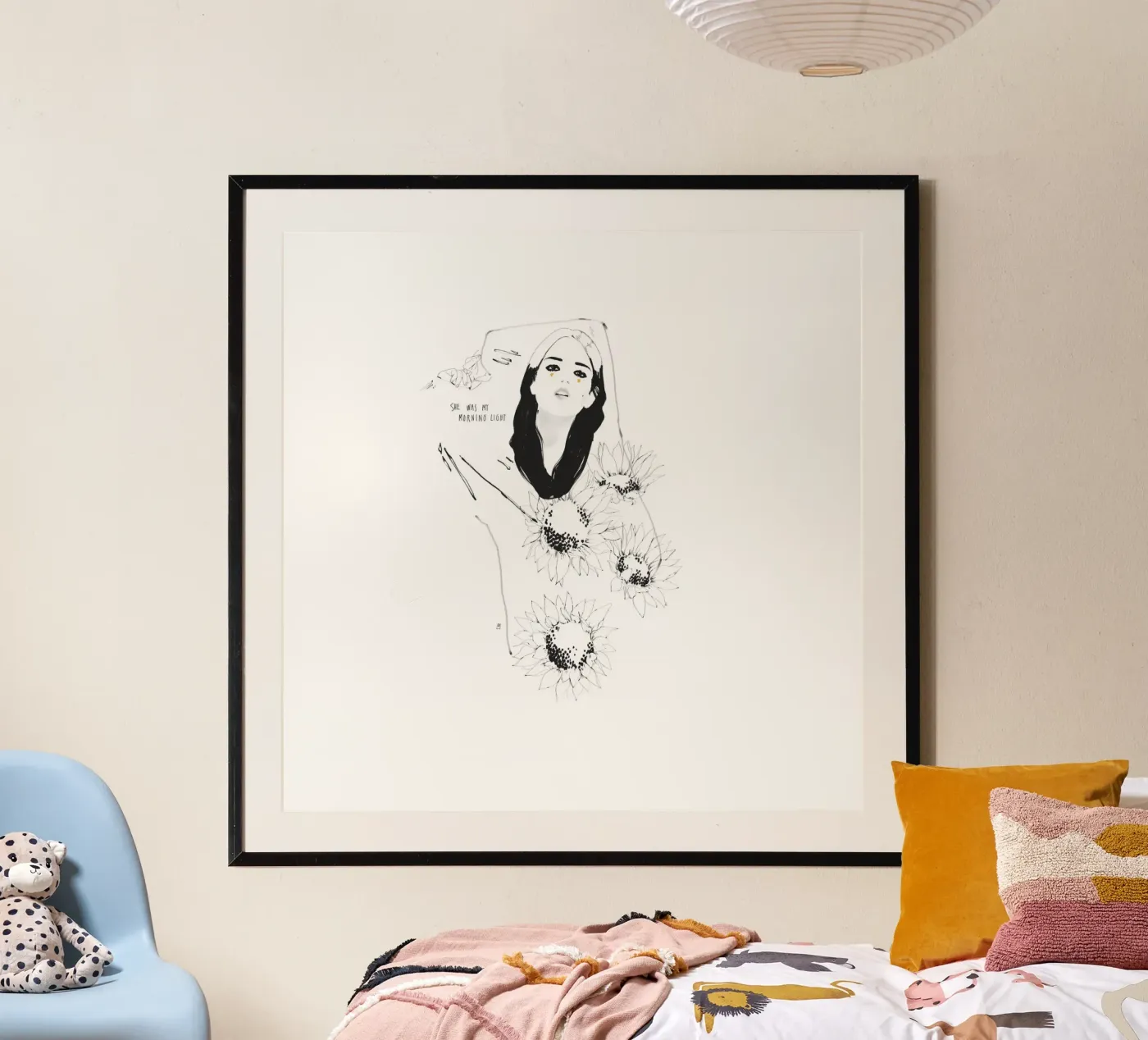 She Was My Morning Light Poster von Manuel Rebollo