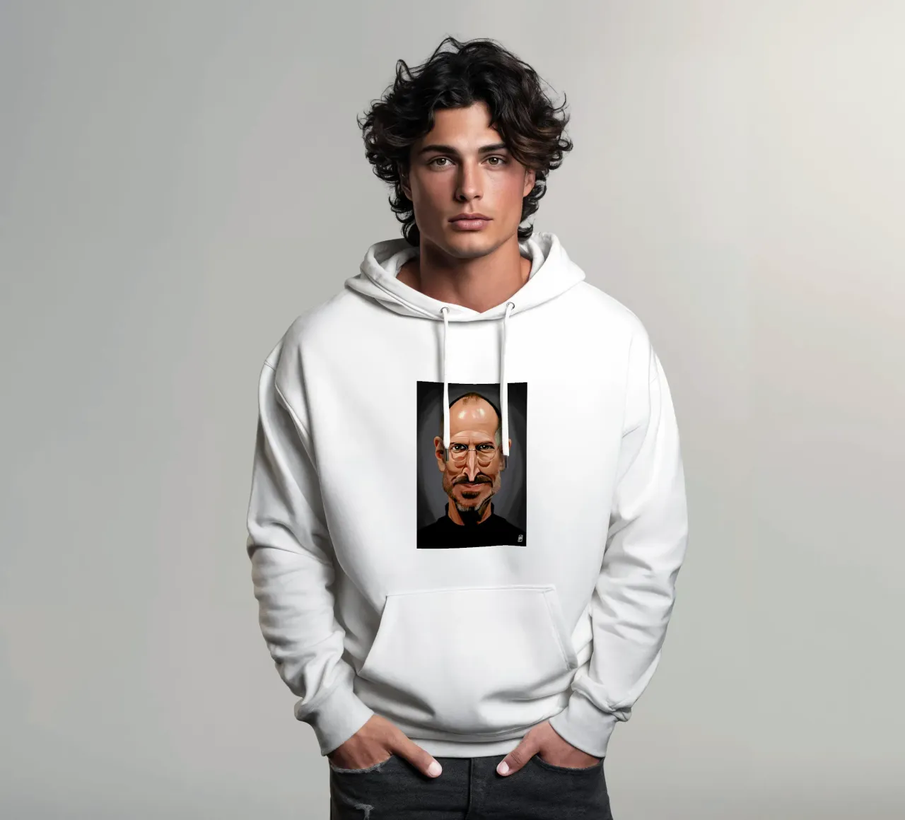 Steve Jobs felpa con cappuccio da Rob Art | Illustration