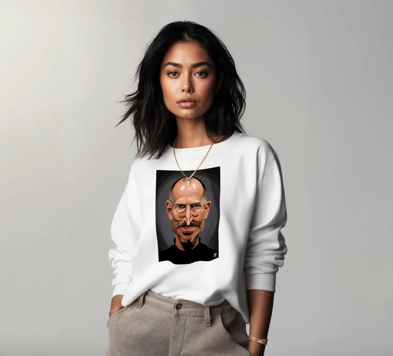 Steve Jobs felpa da Rob Art | Illustration