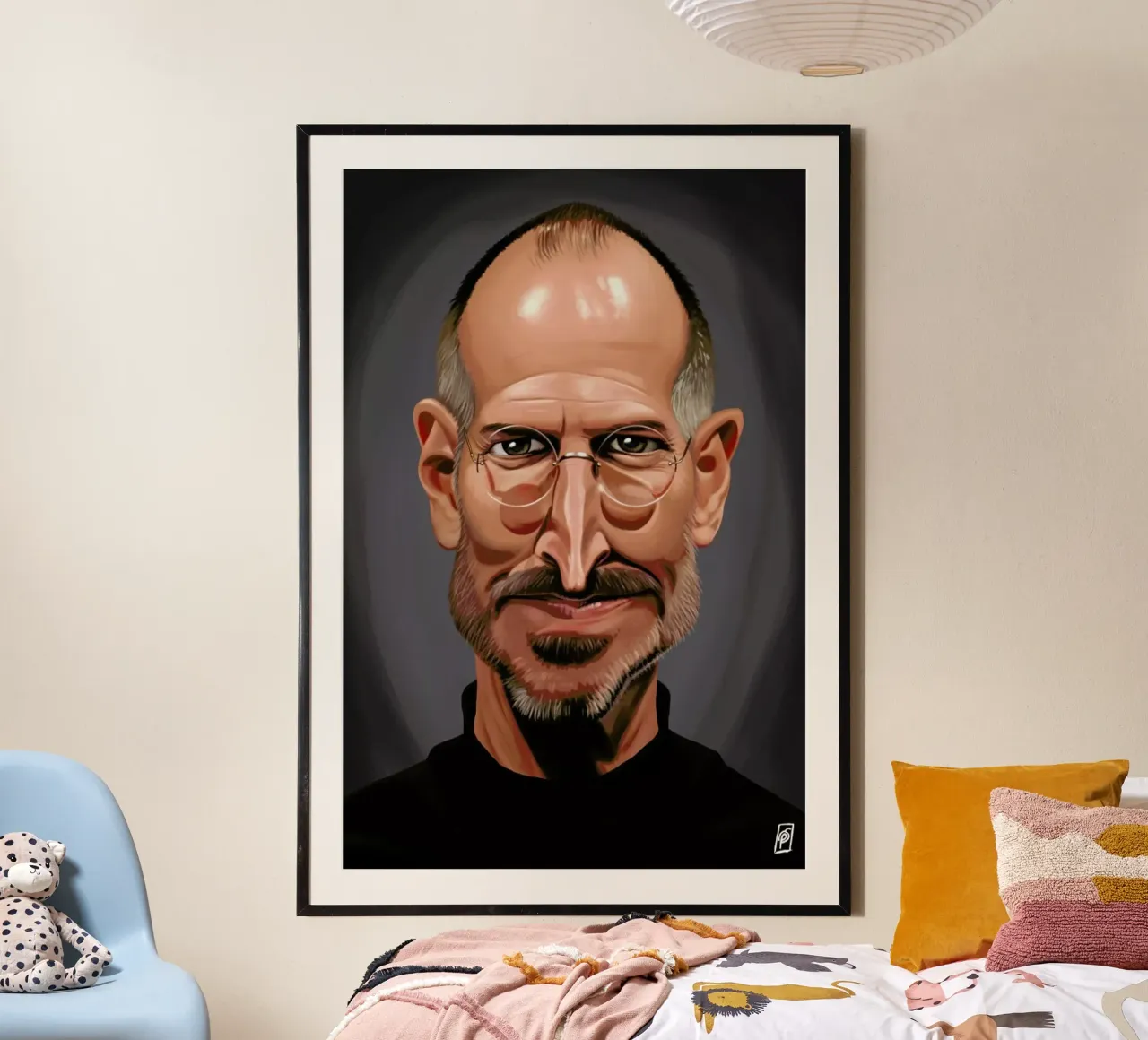 Steve Jobs carta hahnemühle da Rob Art | Illustration