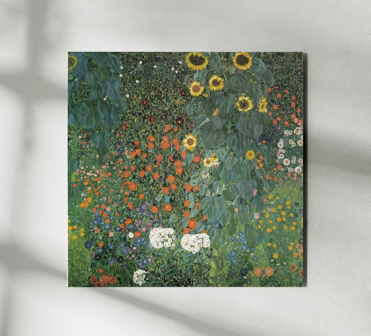 Gustav Klimt - Il girasole pannello forex da William Store