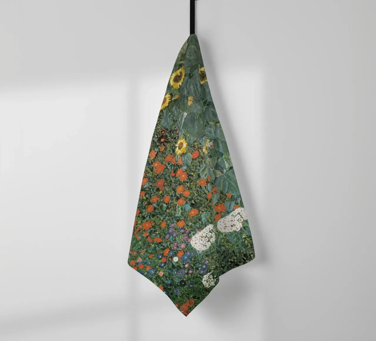 Gustav Klimt - The Sunflower tea towel by William Store
