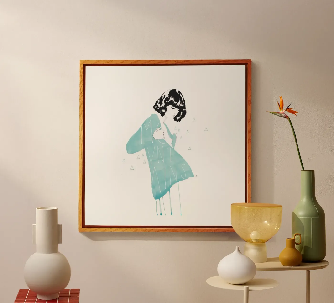 Mountains Acryl-Glas von Manuel Rebollo