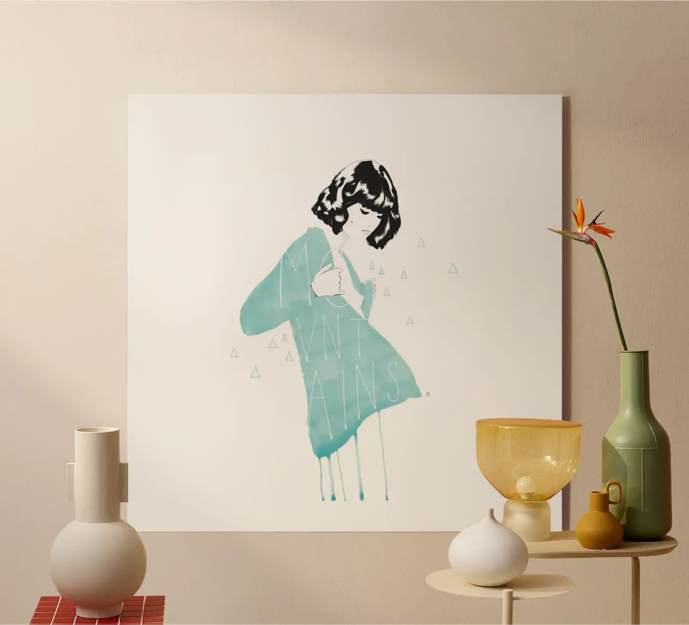 Mountains Acryl-Glas von Manuel Rebollo