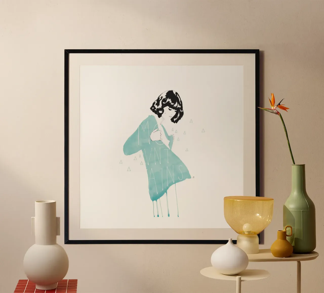 Mountains poster da Manuel Rebollo