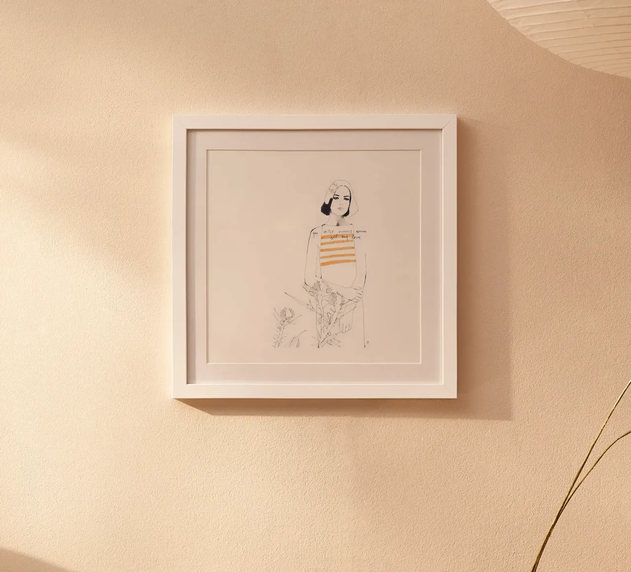 You Are Never Gonna Get My Love Poster mit Kunststoffrahmen von Manuel Rebollo