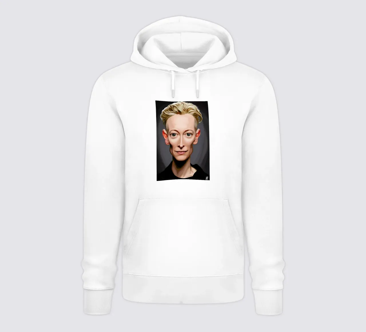 Tilda Swinton felpa con cappuccio da Rob Art | Illustration