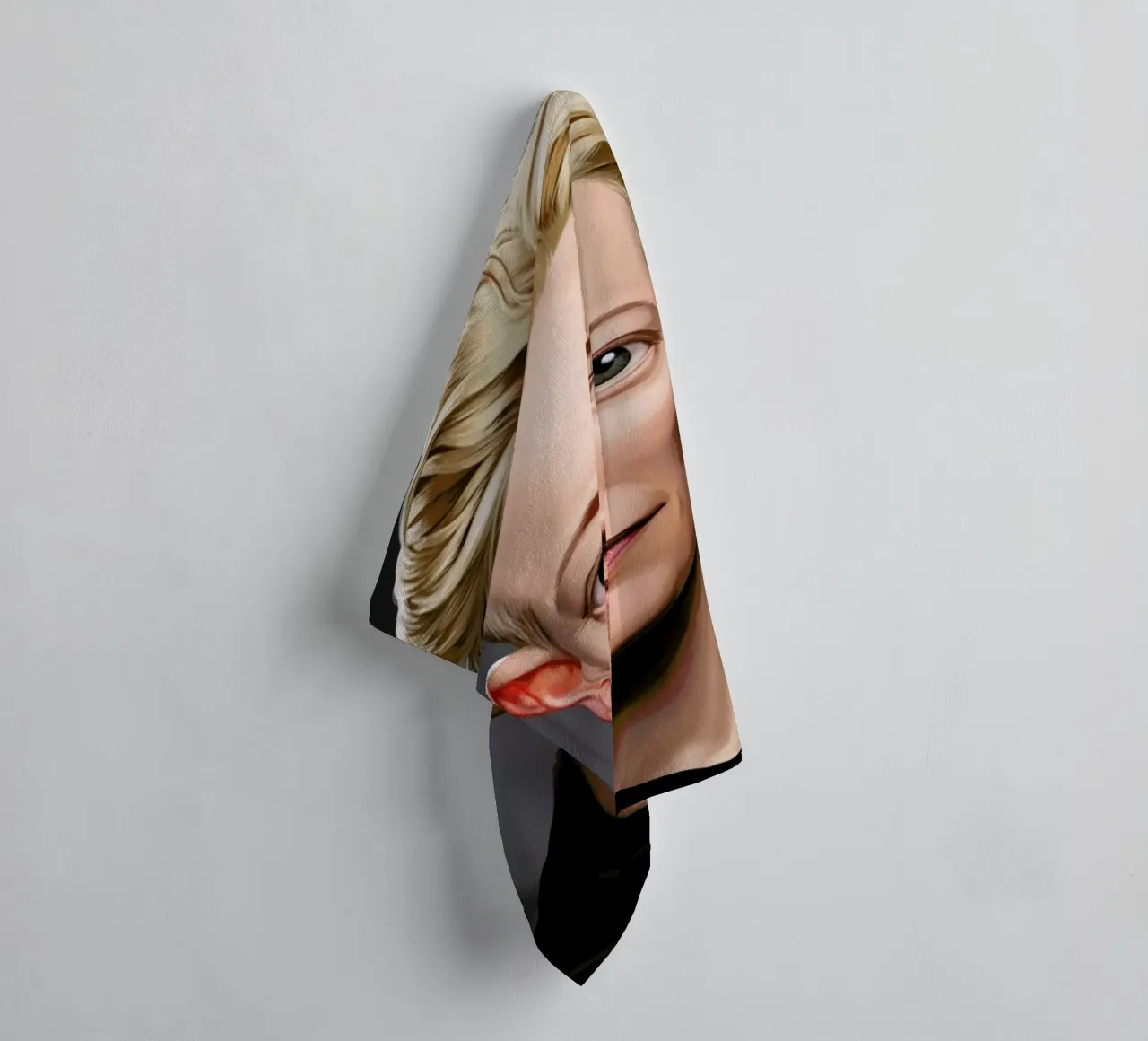Tilda Swinton asciugamano da bagno da Rob Art | Illustration