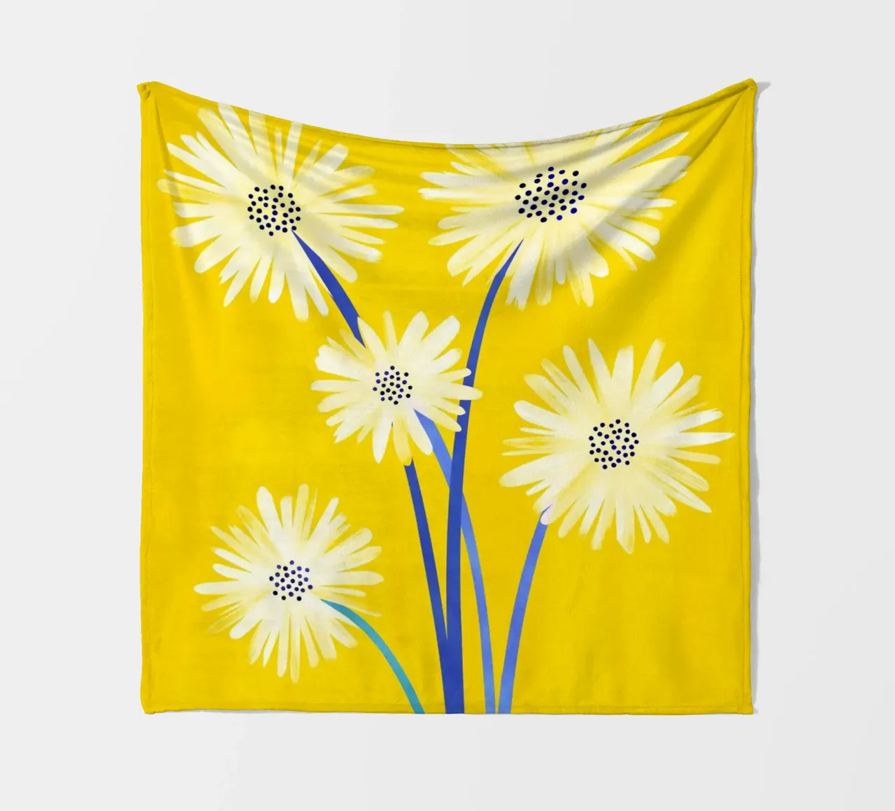 Kristian Gallagher - Ti amo - Margherite coperta in pile da The Artcircle