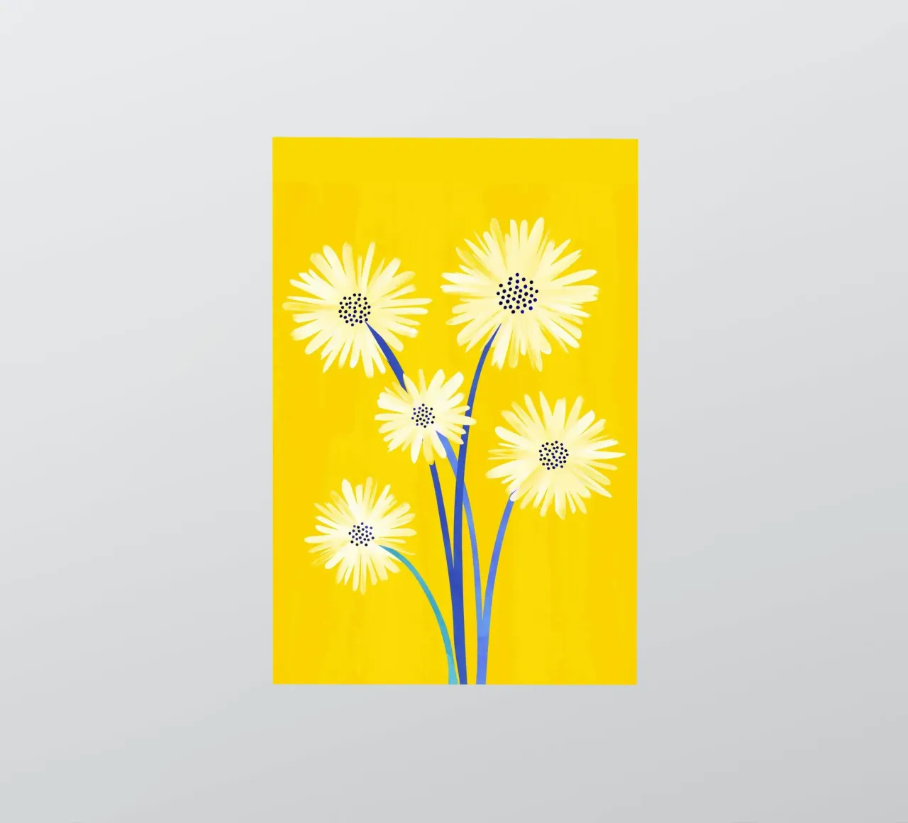 Kristian Gallagher - I love You - Daisies sticker by The Artcircle