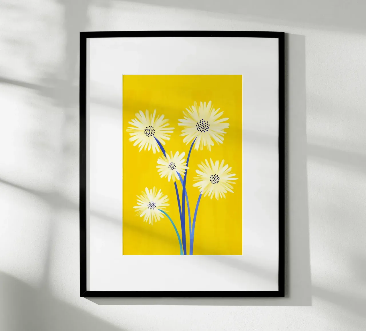 Kristian Gallagher - Ti amo - Margherite poster da The Artcircle