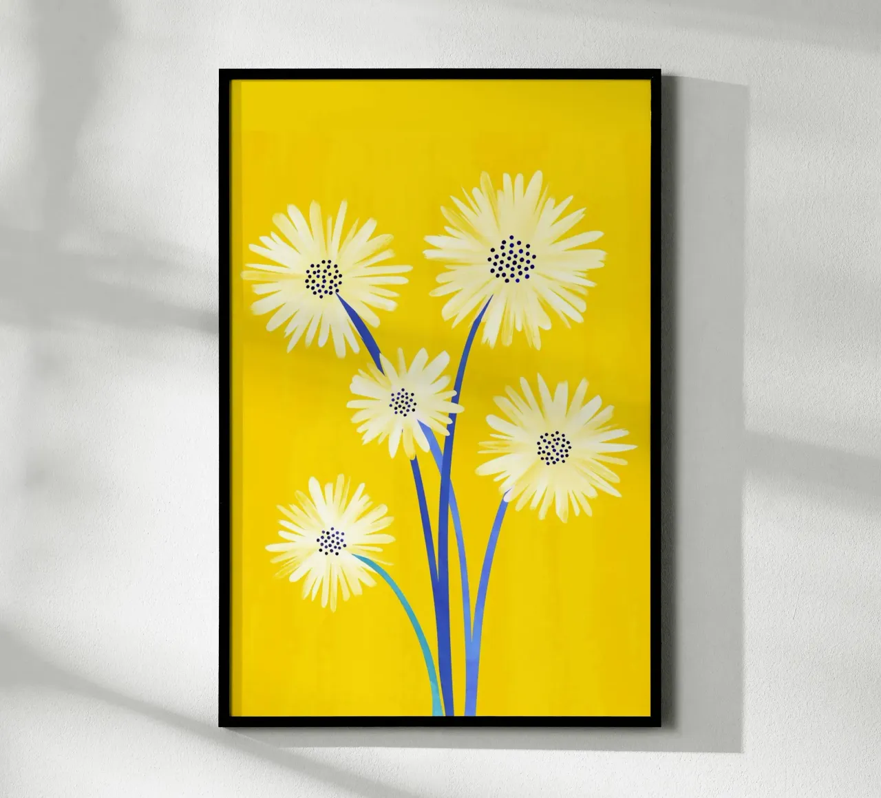 Kristian Gallagher - Ti amo - Margherite poster da The Artcircle