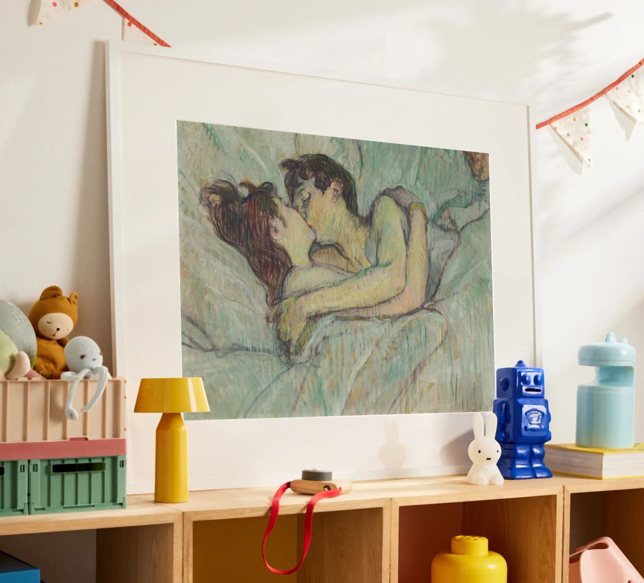 Henri de Toulouse-Lautrec - In Bed: The Kiss poster by Timeless Artworks