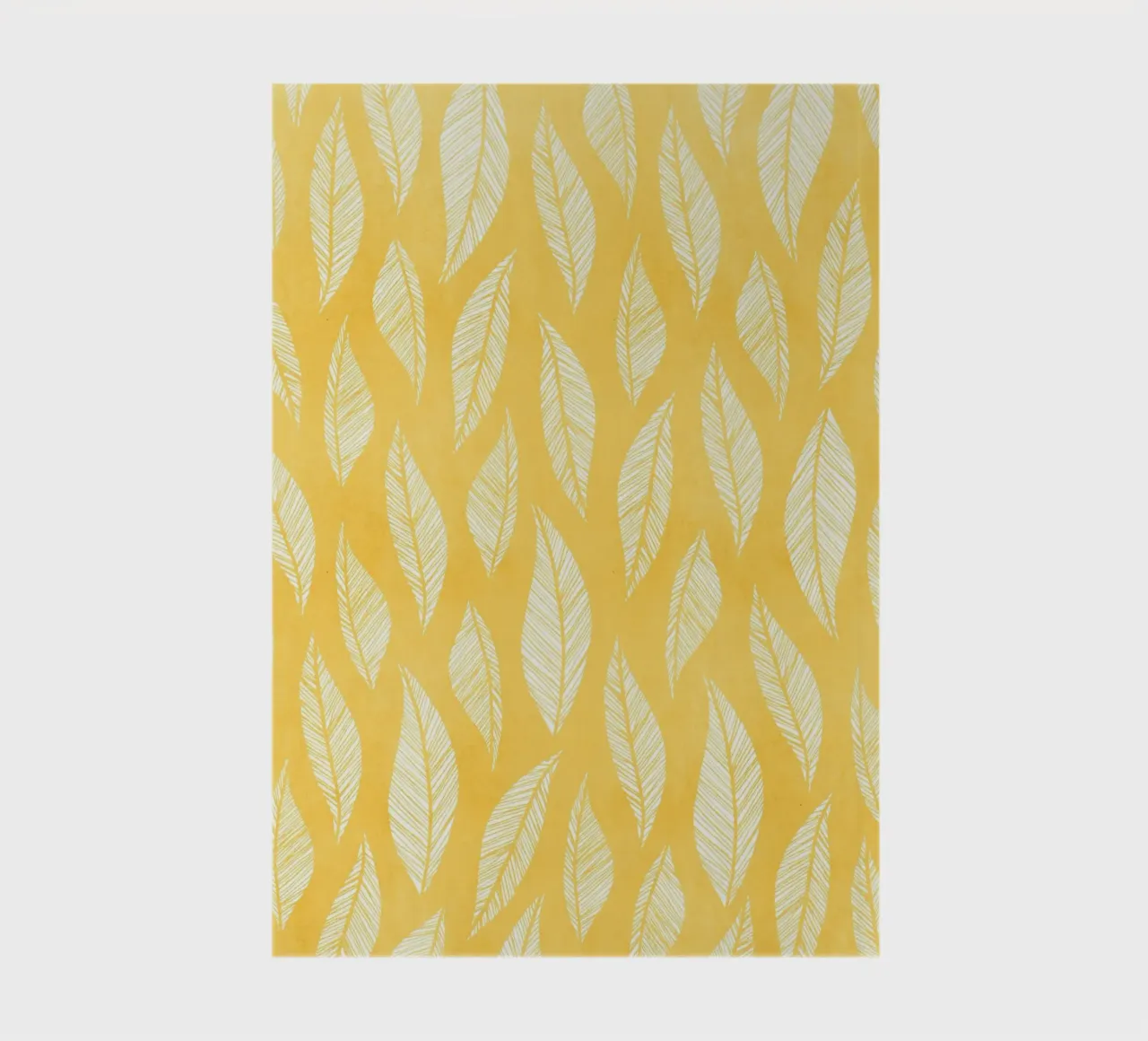 Kristian Gallagher - Feuille imprimée jaune carnet de notes de The Artcircle