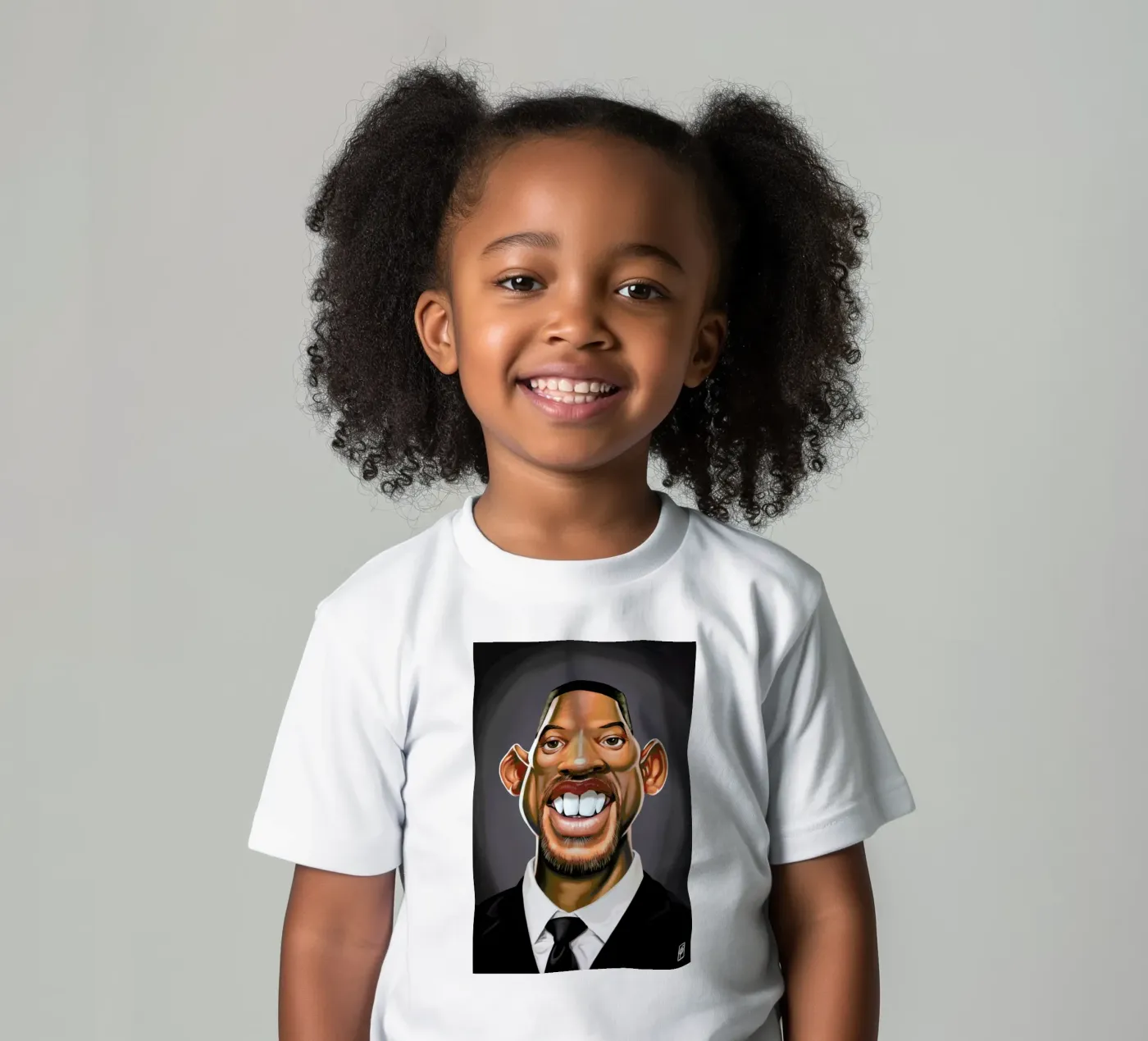 Will Smith kinder t-shirt van Rob Art | Illustration