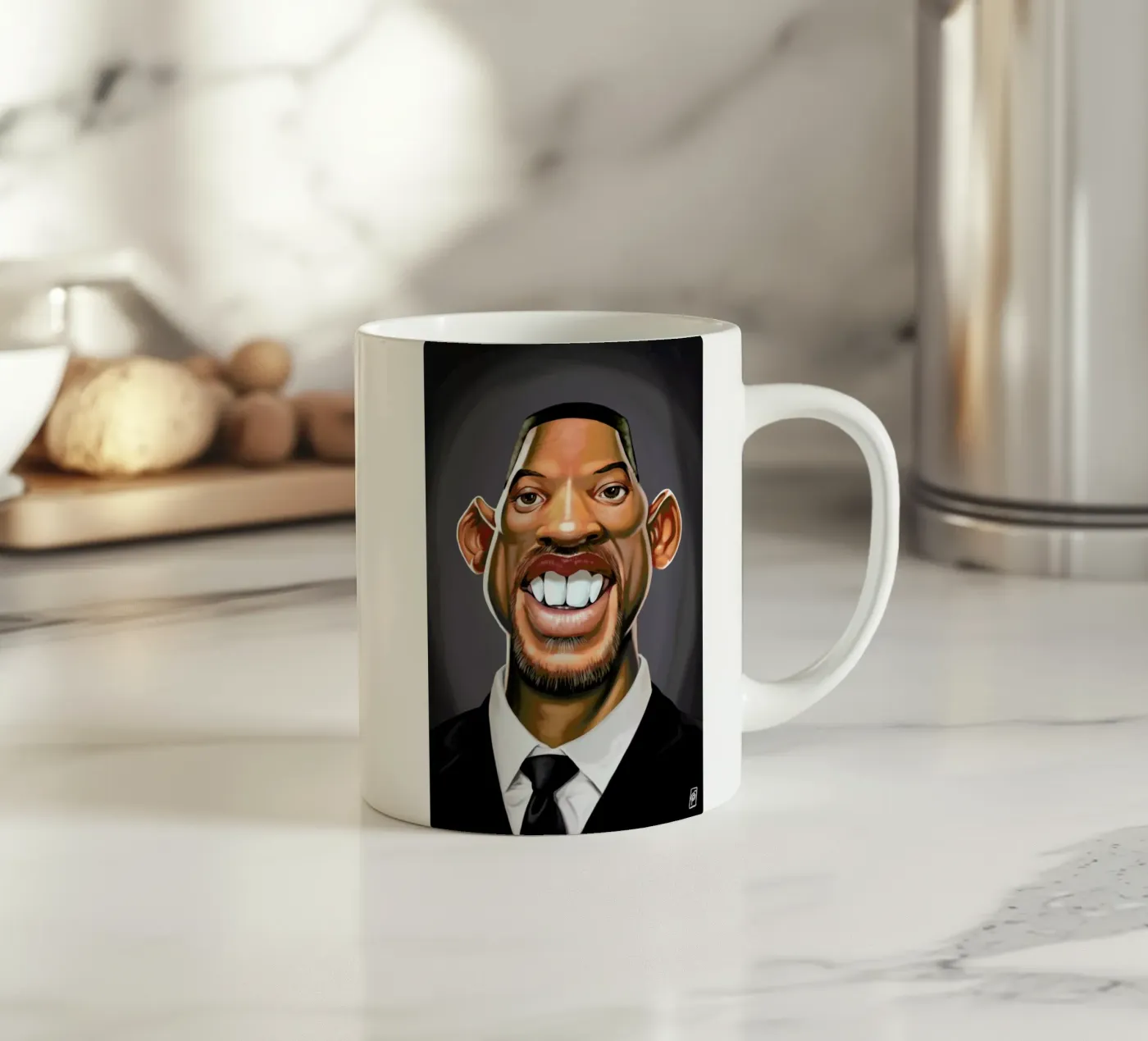 Will Smith Keramik Tasse von Rob Art | Illustration