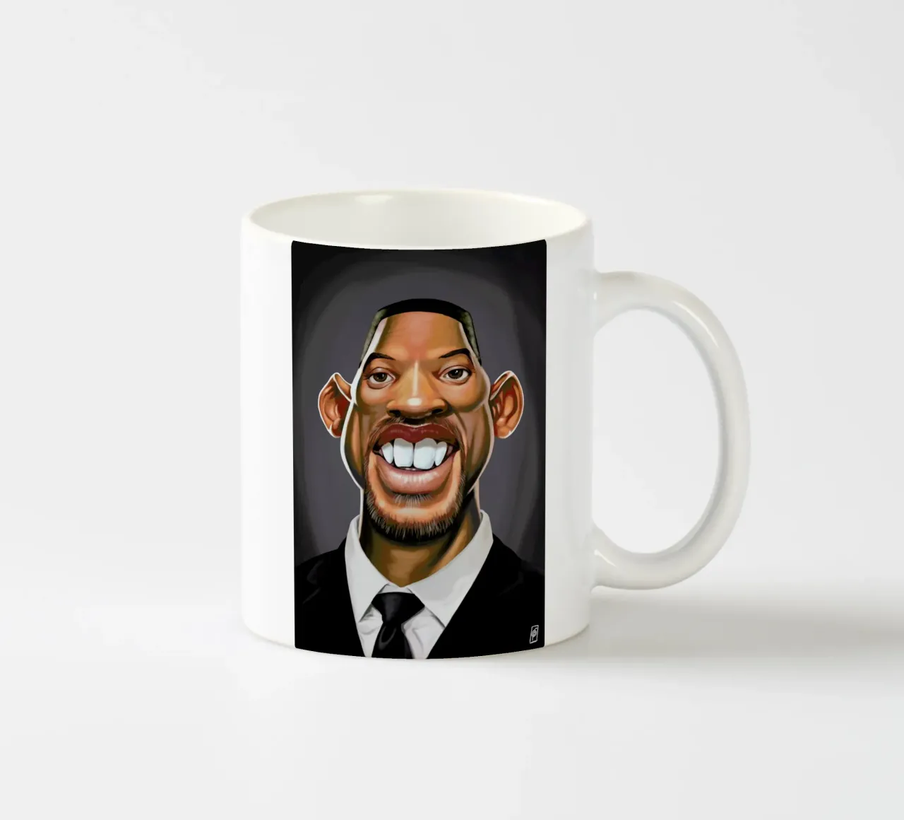 Will Smith ceramic mug by Rob Art | Illustration