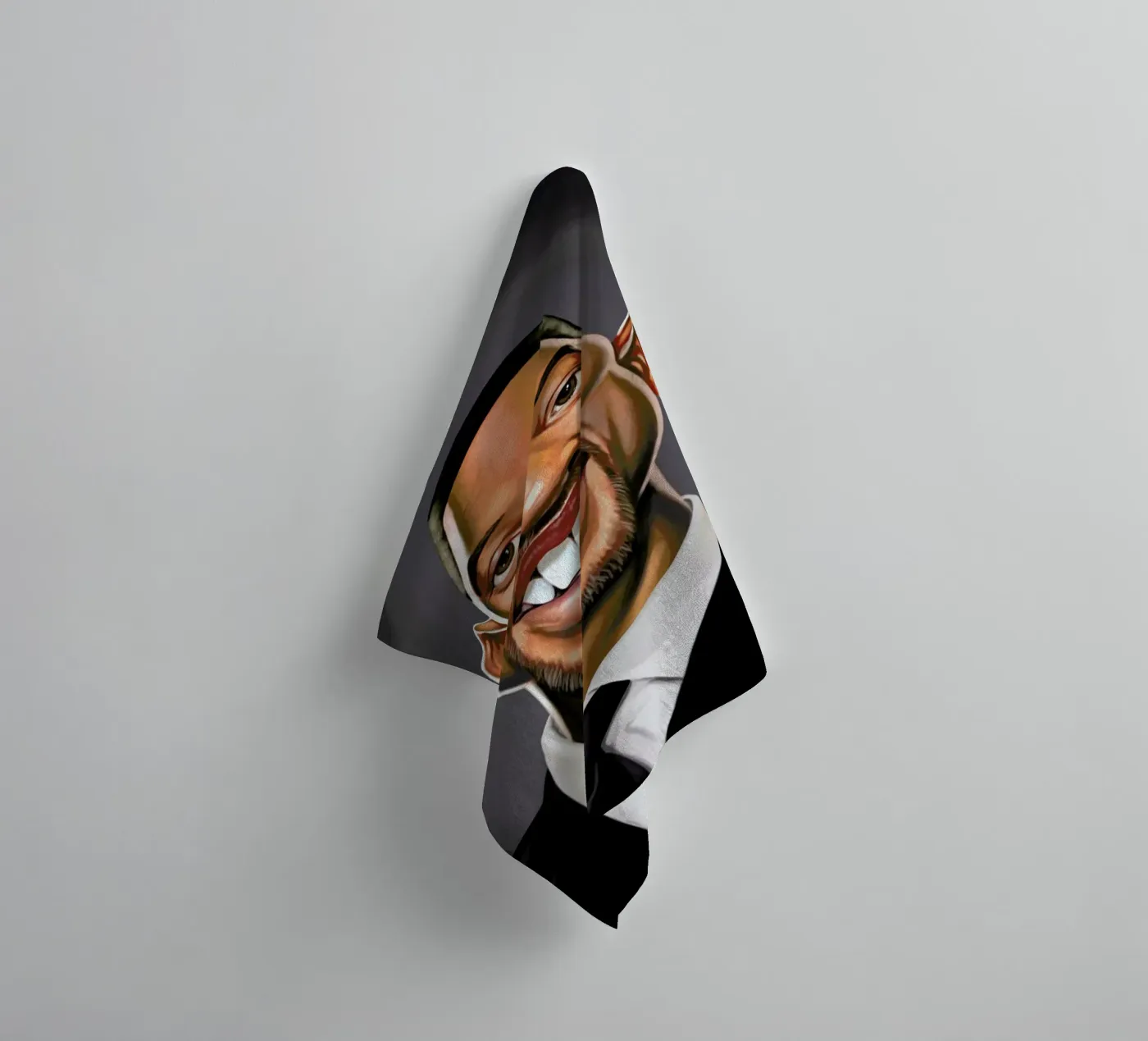 Will Smith badhanddoek van Rob Art | Illustration