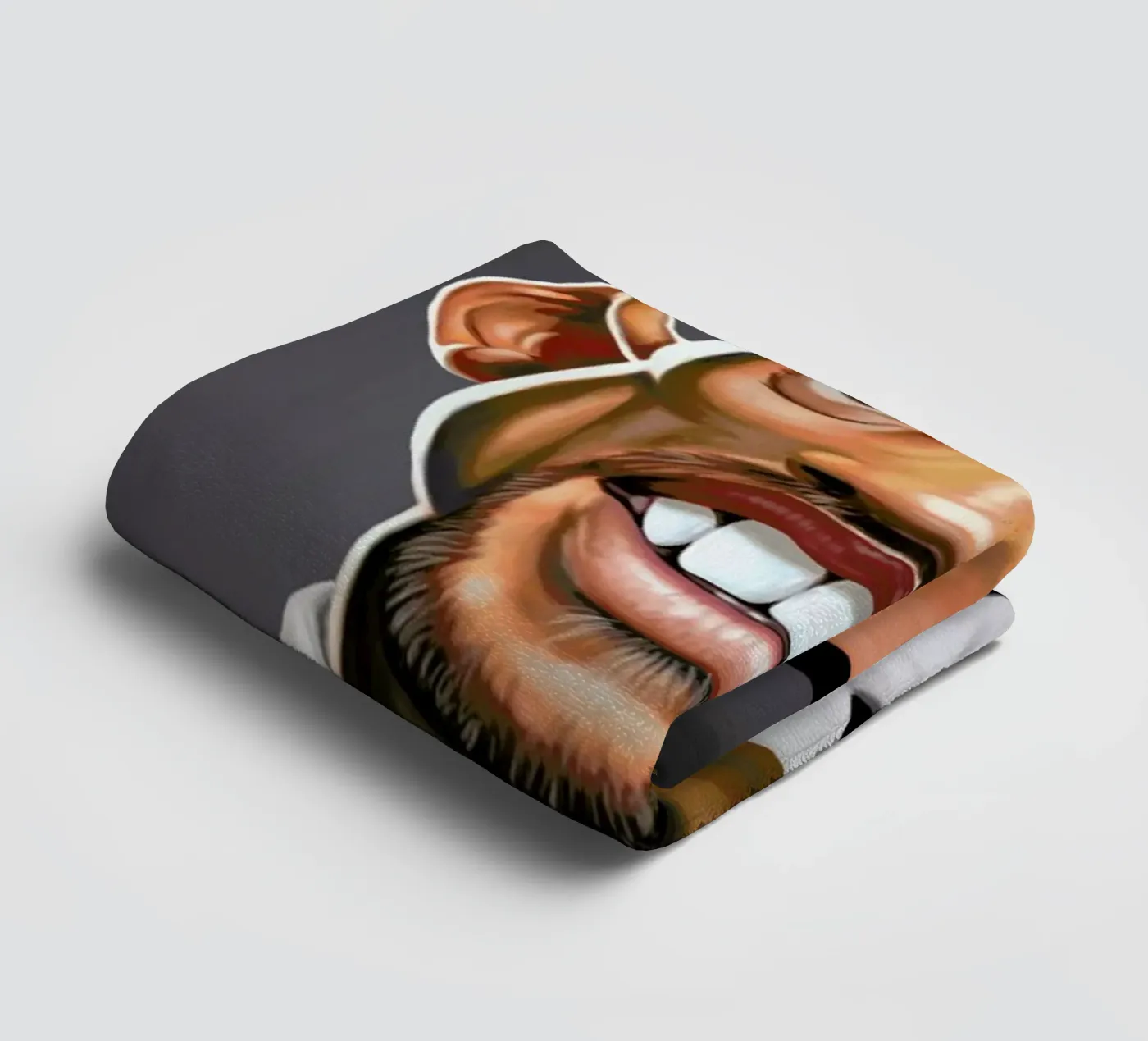 Will Smith badhanddoek van Rob Art | Illustration