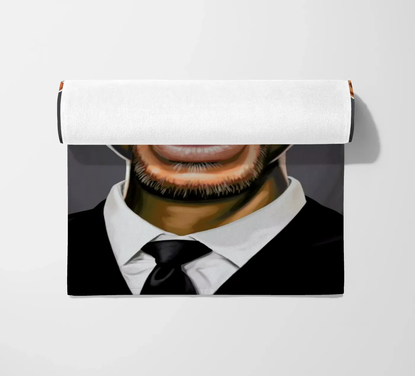 Will Smith strandhanddoek van Rob Art | Illustration