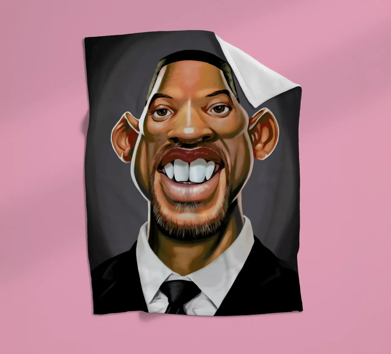 Will Smith Fleecedecke von Rob Art | Illustration