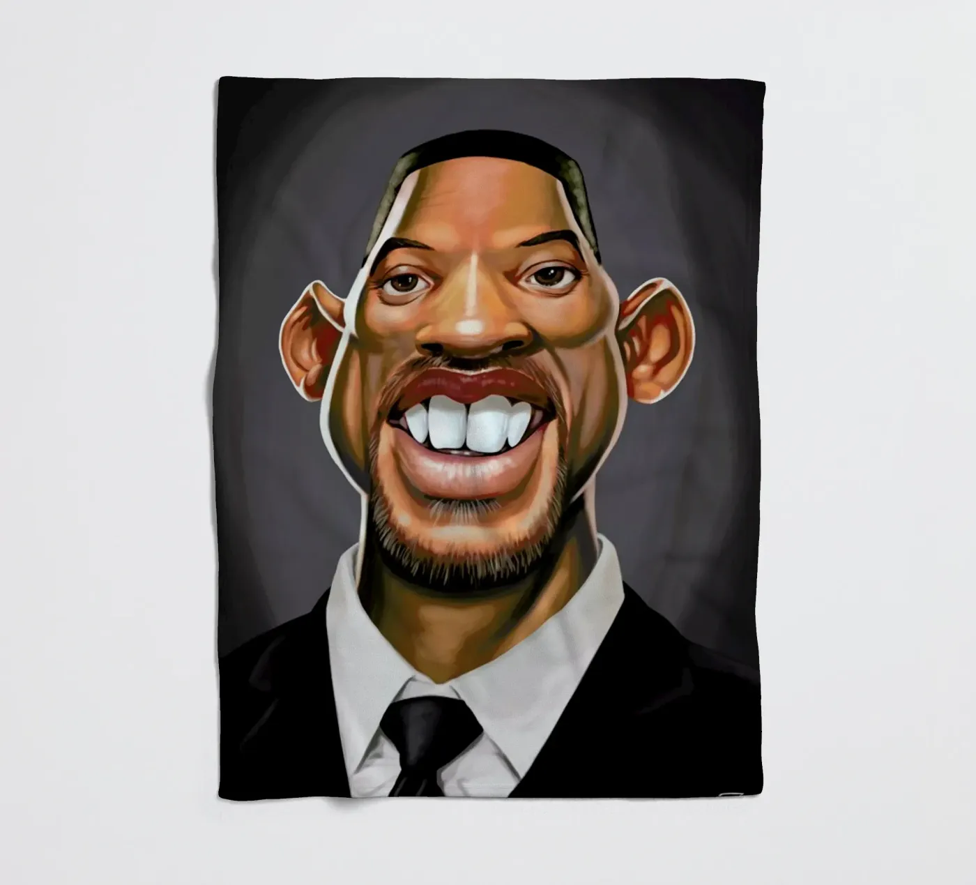 Will Smith fleecedeken van Rob Art | Illustration