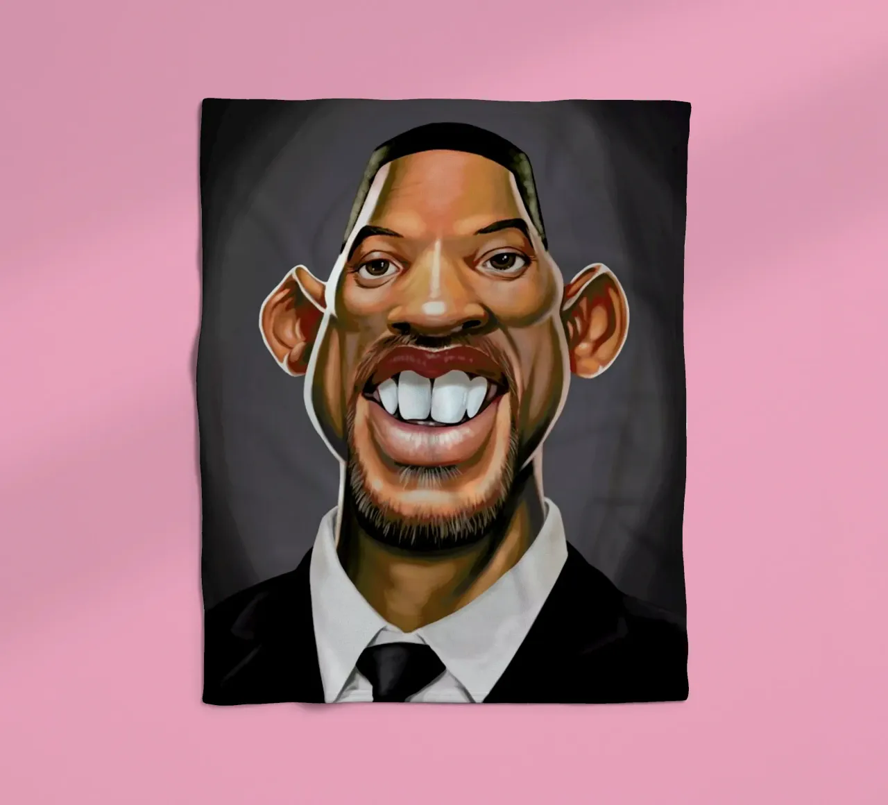 Will Smith Fleecedecke von Rob Art | Illustration