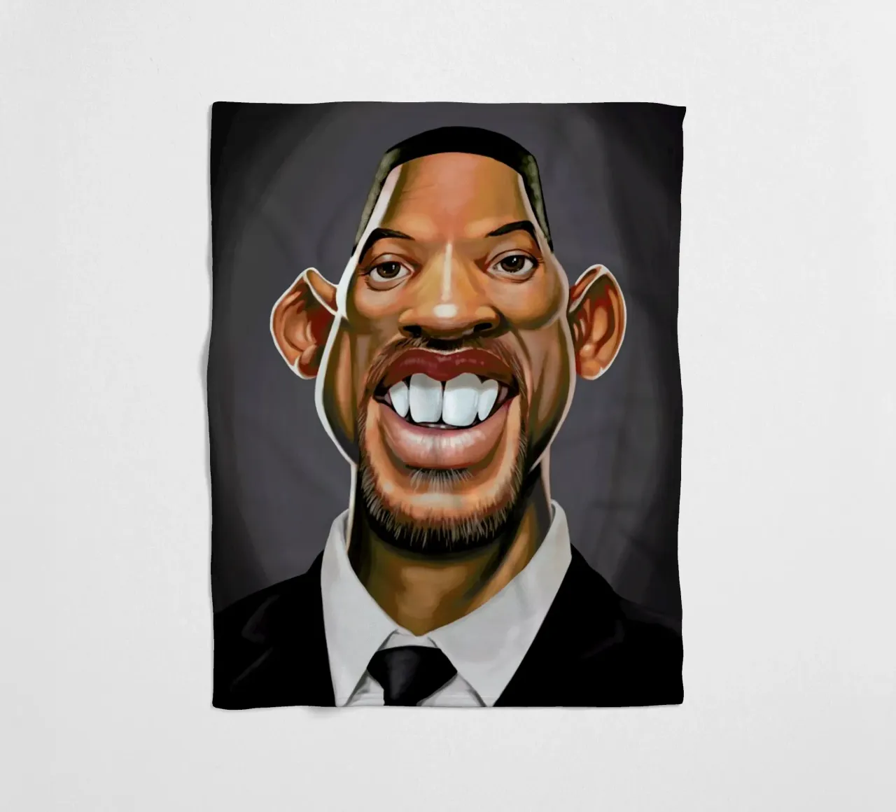 Will Smith Fleecedecke von Rob Art | Illustration
