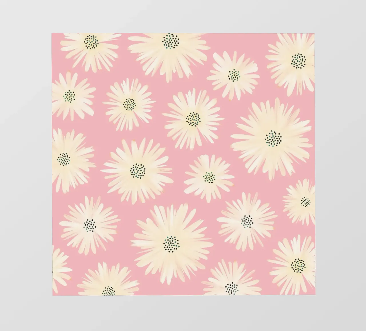 Kristian Gallagher - Margherite rosa telo in pvc da The Artcircle