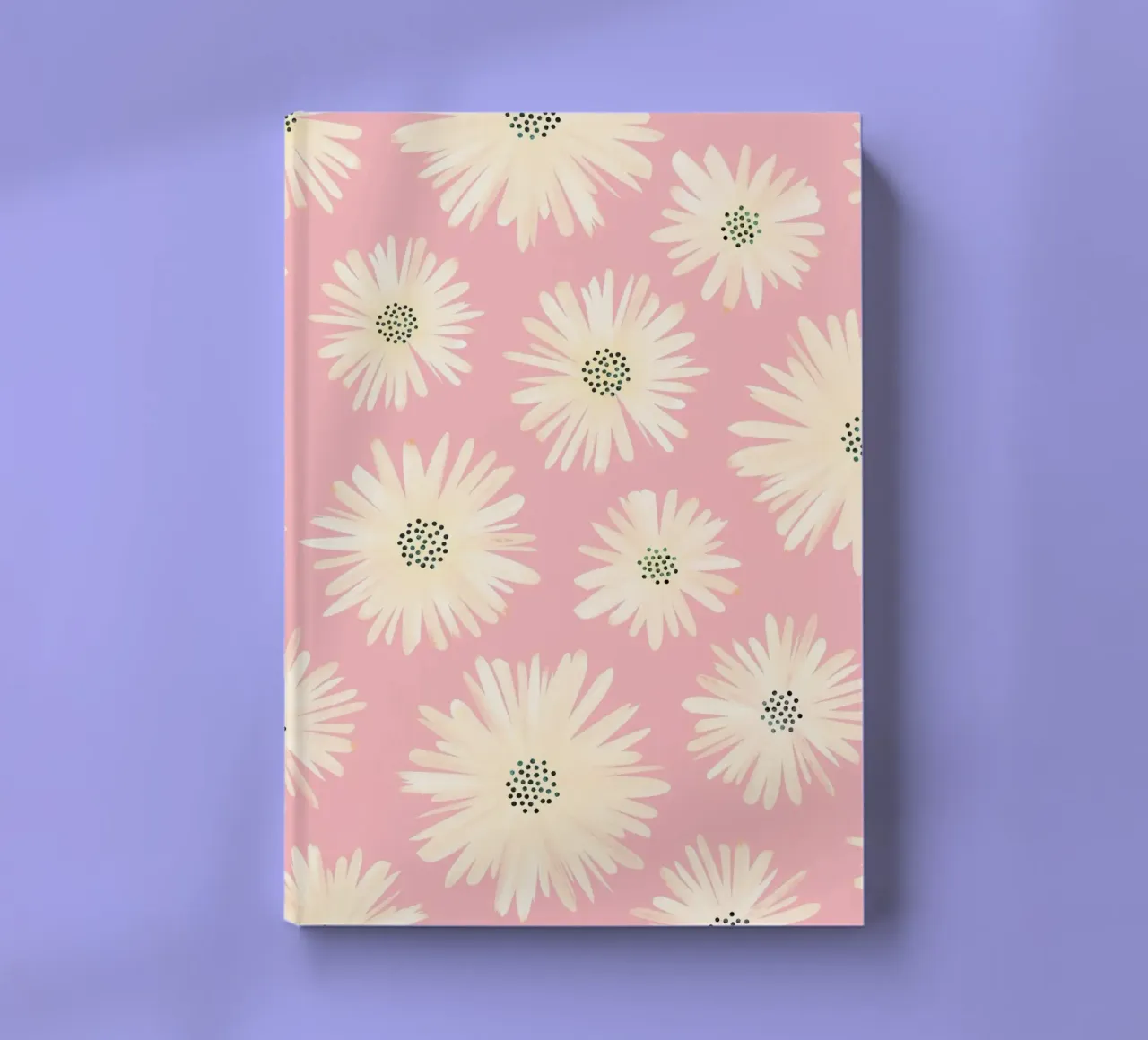 Kristian Gallagher - Gänseblümchen rosa Notizbuch von The Artcircle