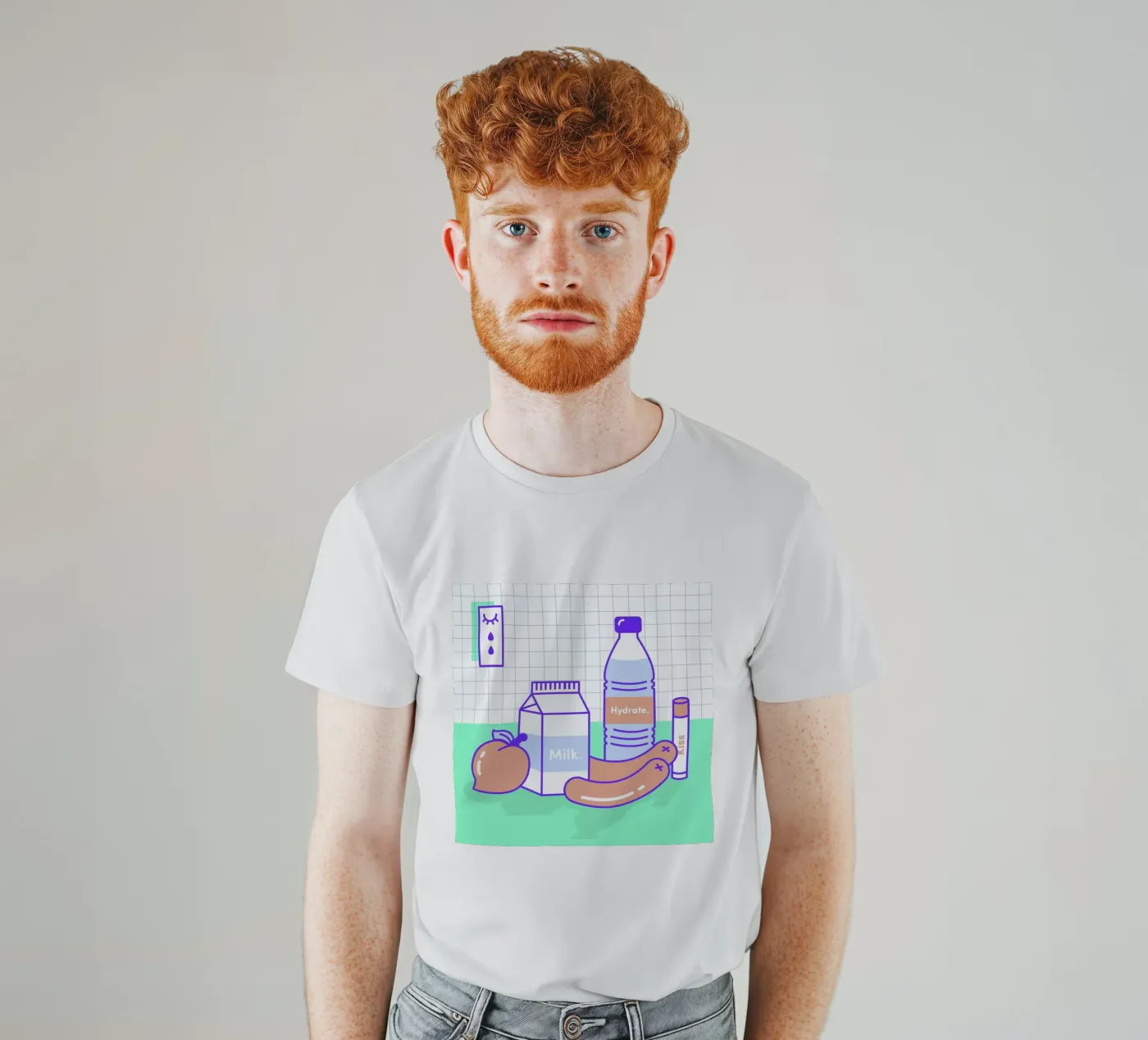 Peachy Objects t-shirt da Rachel Peck
