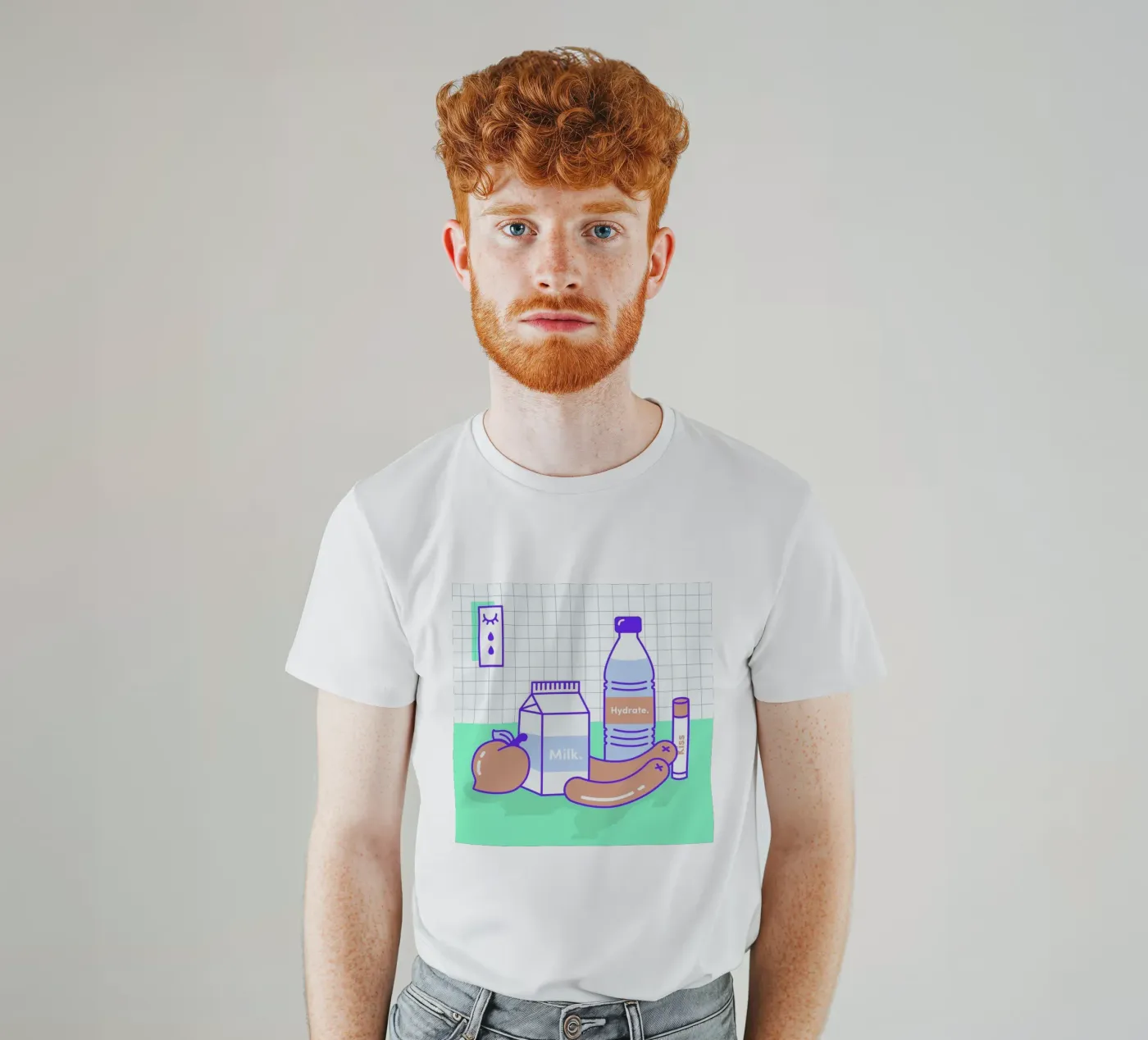 Peachy Objects t-shirt da Rachel Peck