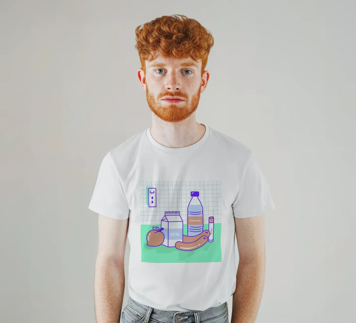 Peachy Objects t-shirt da Rachel Peck