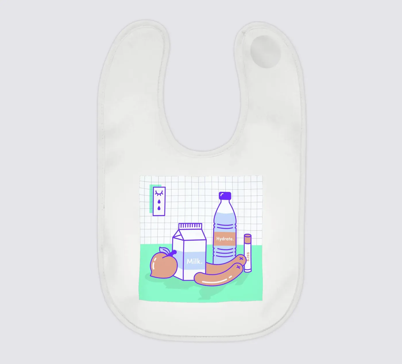 Peachy Objects Babylätzchen von Rachel Peck