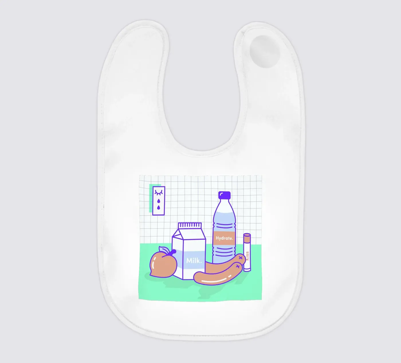 Peachy Objects Babylätzchen von Rachel Peck