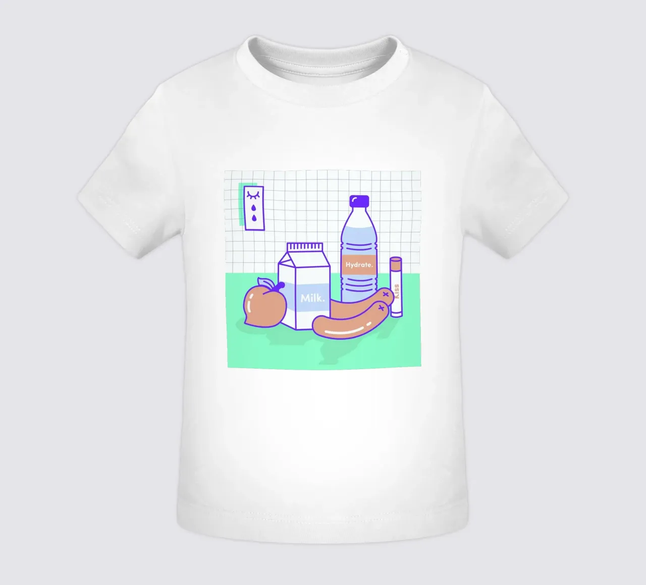 Peachy Objects Baby T-Shirt von Rachel Peck