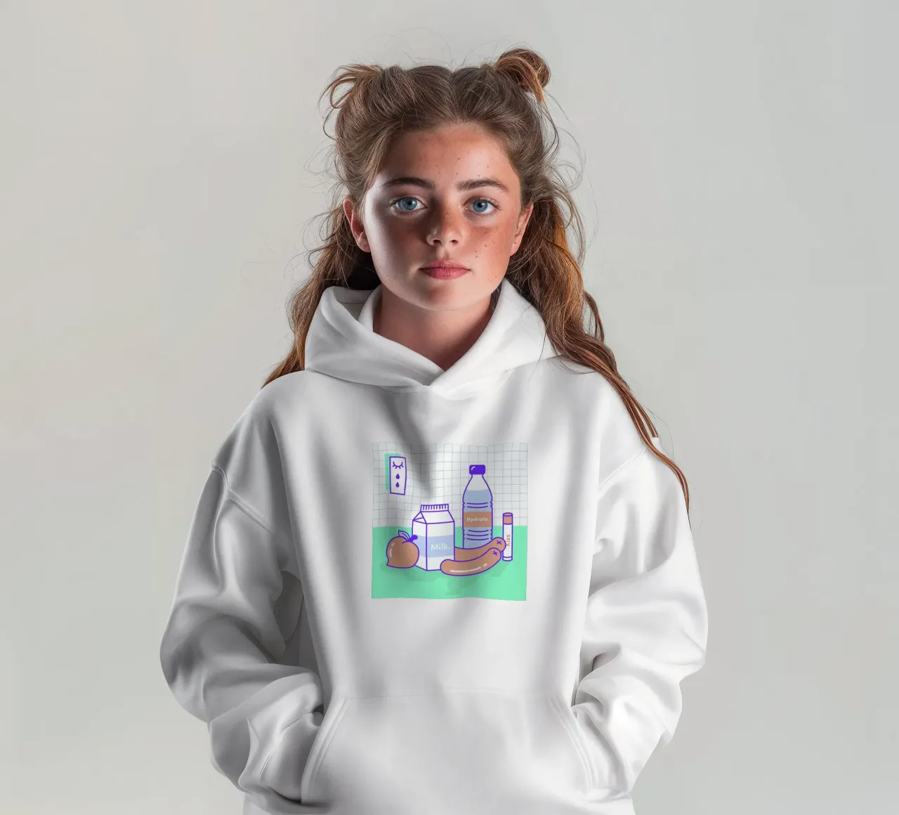 Peachy Objects sudadera con capucha para niño de Rachel Peck
