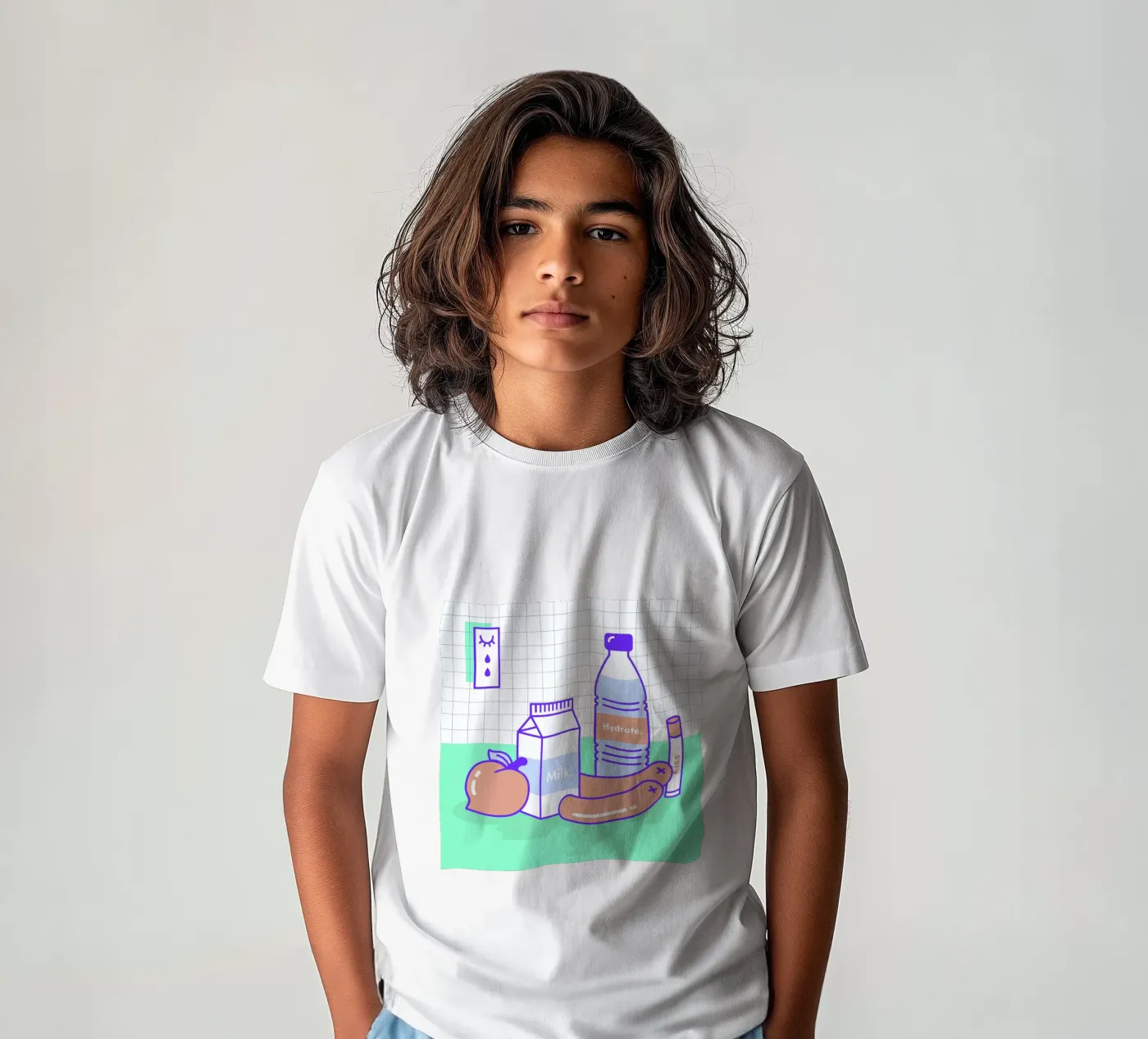 Peachy Objects Kinder T-Shirt von Rachel Peck