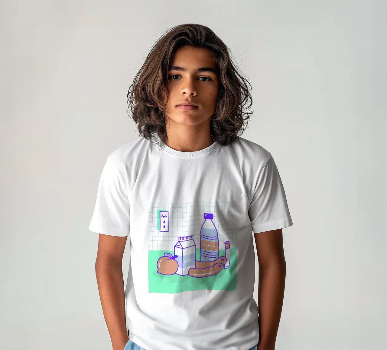 Peachy Objects t-shirt bambini da Rachel Peck
