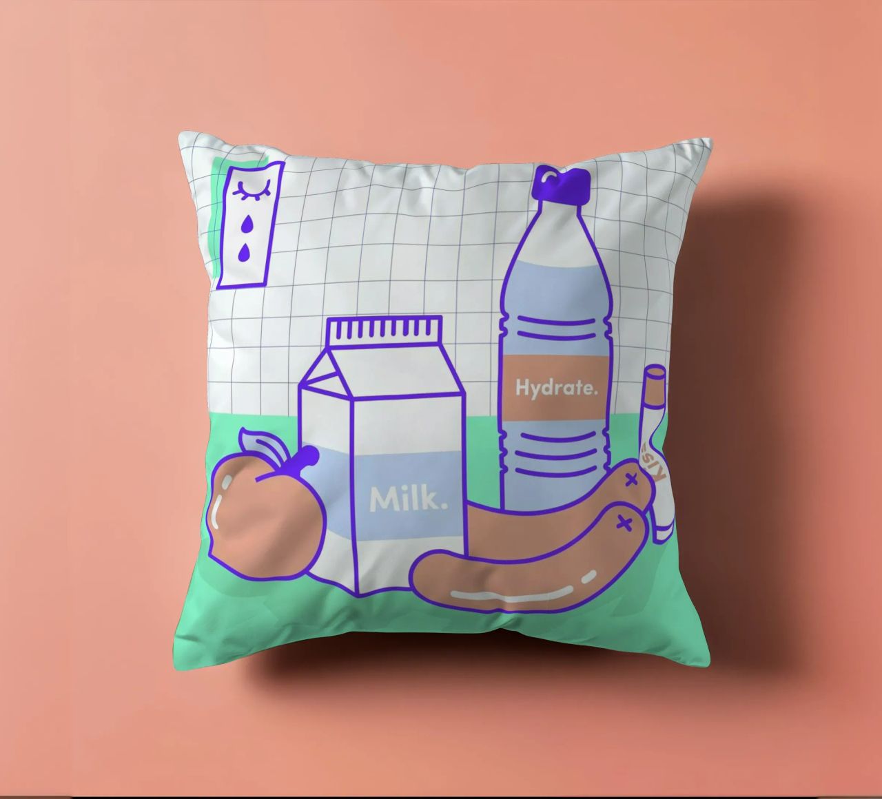 Peachy Objects cuscino da Rachel Peck
